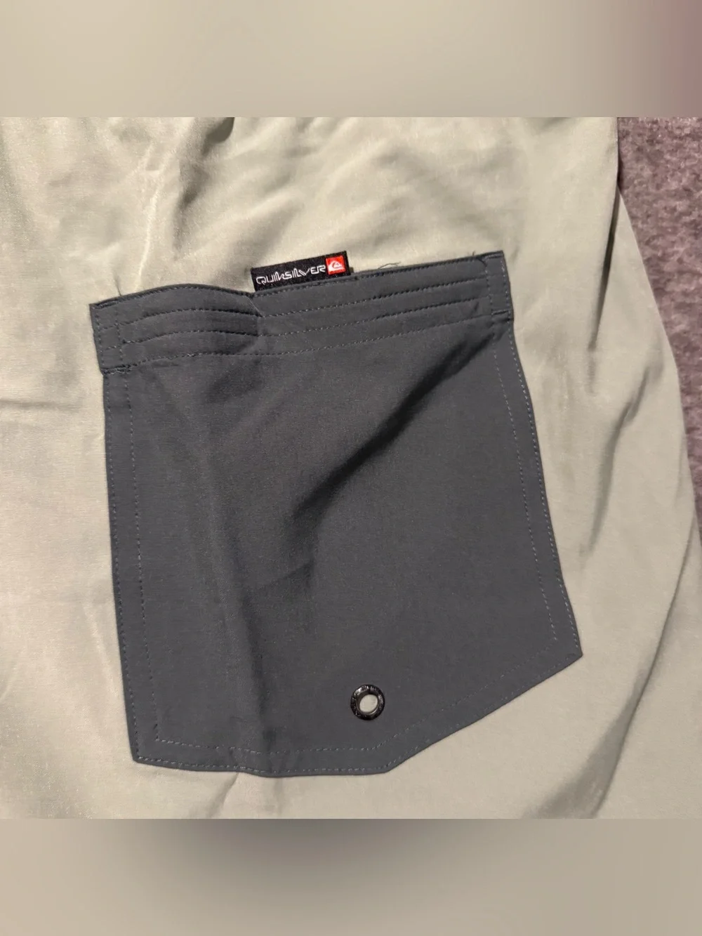 Quicksilver Swim Trunks Shorts Mens XXL Green Lined Quick Dry UPF 50 Stretch NWT